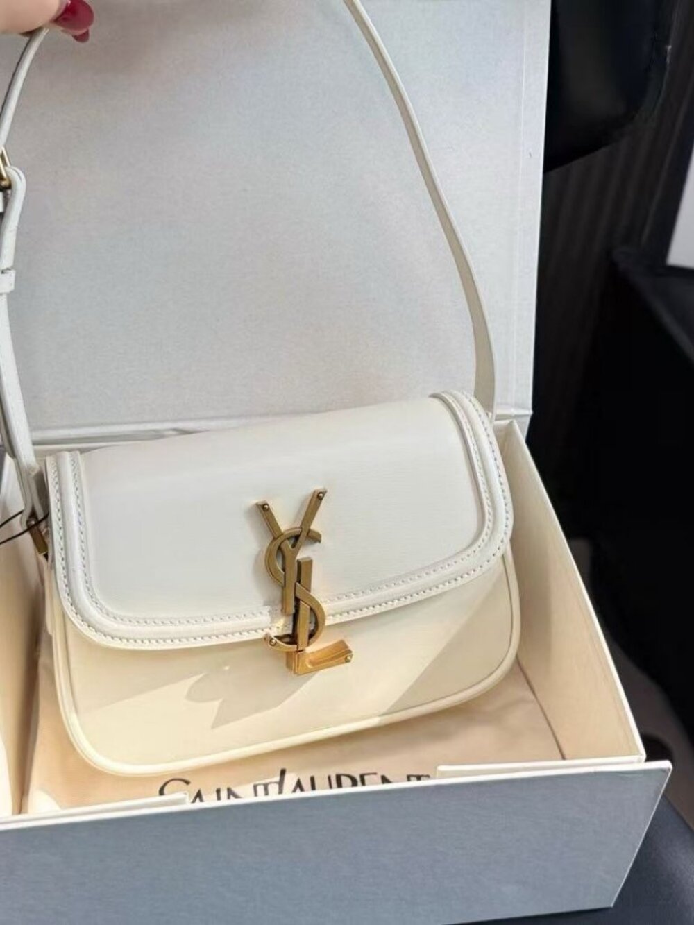 Yves Saint Laurent (YSL) Solferino "Tofu Bag"